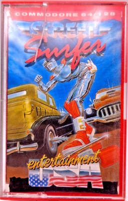 COMMODORE 64/128 -- STREET SURFER (ENTERTAINMENT USA/MASTERTRONIC)