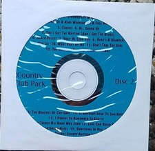 COUNTRY KARAOKE CDG MUSIC MAESTRO CLUB PACK VOL 2 - TIM MCGRAW MUSIC CD disc .