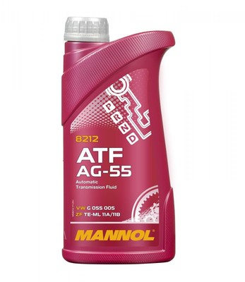 MANNOL ATF AG55 ATF 6HP Automatikgetriebeöl Synthetiköl Gelb 1L MN8212-1