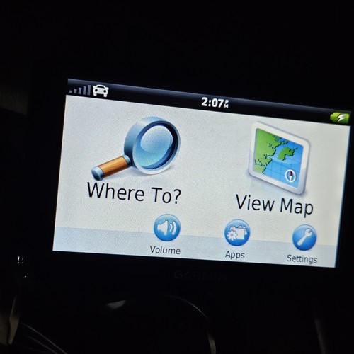 GARMIN NUVI 2555LM Vehicle GPS Bundle Lifetime Maps US USA Canada + Charger - Picture 6 of 7