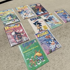 LOT OF 11 - SEGA VISIONS Magazine - Vintage 9...