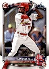 Ryan Mitchell 2025 Bowman Draft RC #BD-77 St. Louis Cardinals