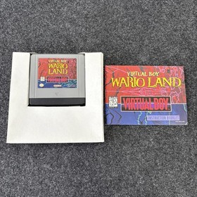 Virtual Boy Wario Land (Nintendo Virtual Boy) - CIB Good Condition