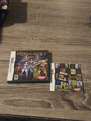 Populous DS (Nintendo DS) CIB Complete RTS Game