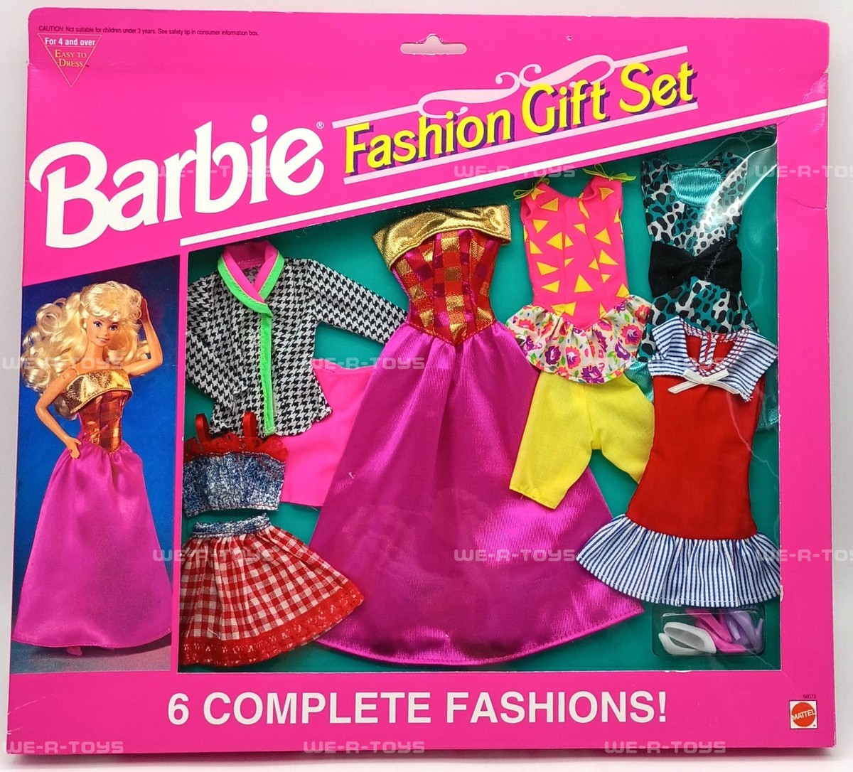Barbie Fashion Gift Set 6 Complete Fashions 1993 Mattel Item#68073