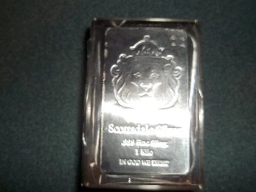 1 KILO Scottsdale STACKER® Silver Bar .999 Silver Bullion #A131