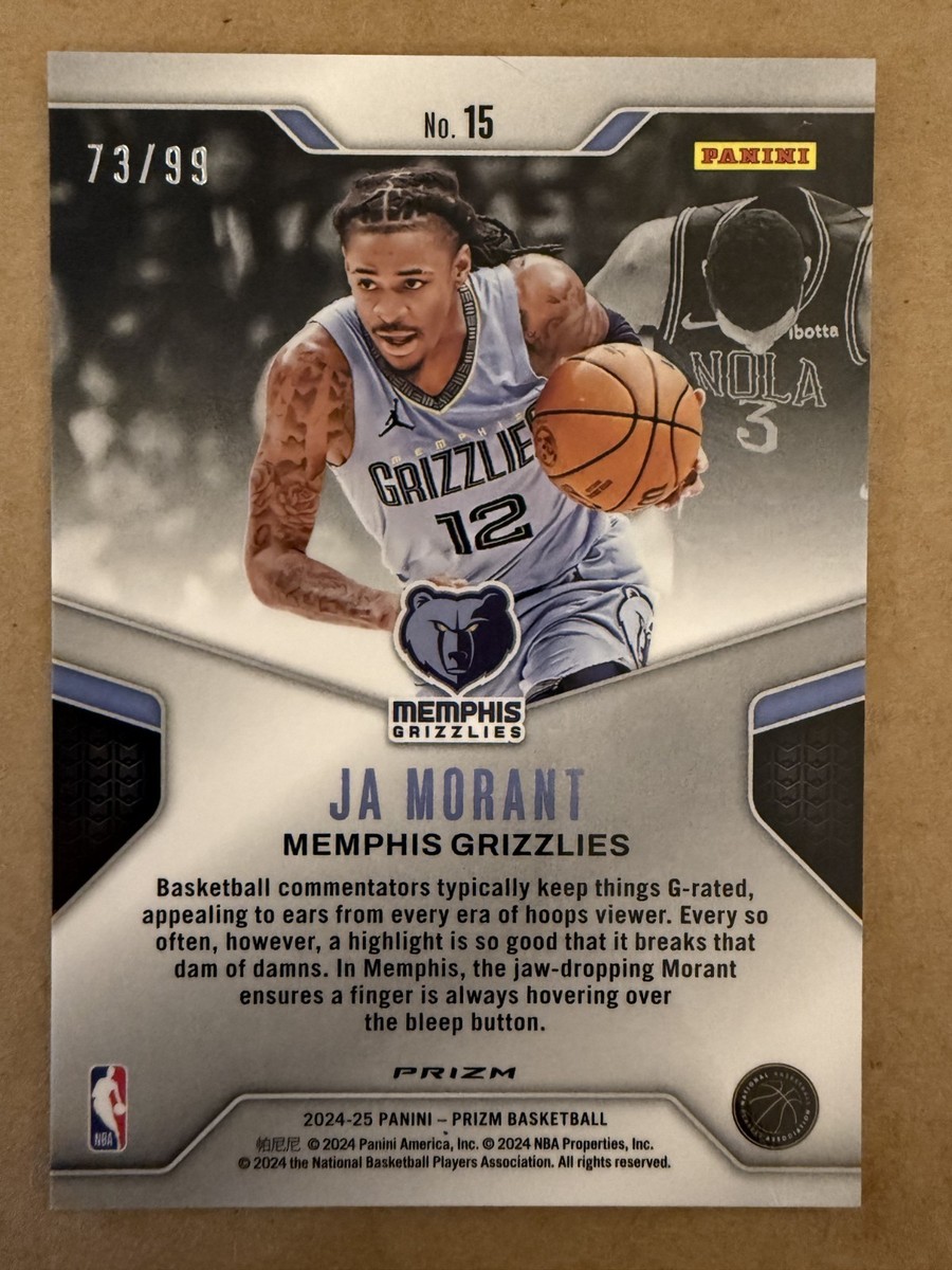 2024-25 Panini Prizm - Dominance Ja Morant #15 Pulsar Prizm /99 | eBay