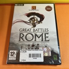 THE HISTORY CHANNEL GREAT BATTLES OF ROME ITALIANO NUOVO - GIOCO VIDEOGIOCO PC