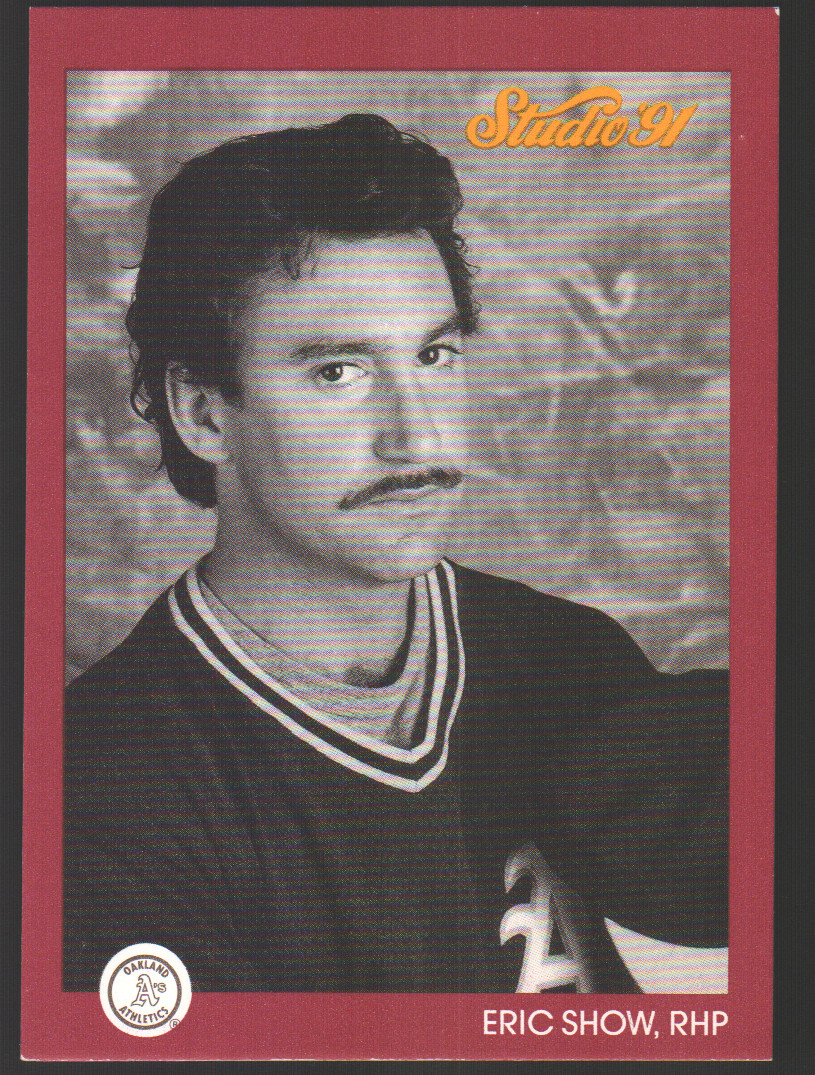 1991 Donruss Studio #108 - Eric Show - Oakland Athletics  91-910