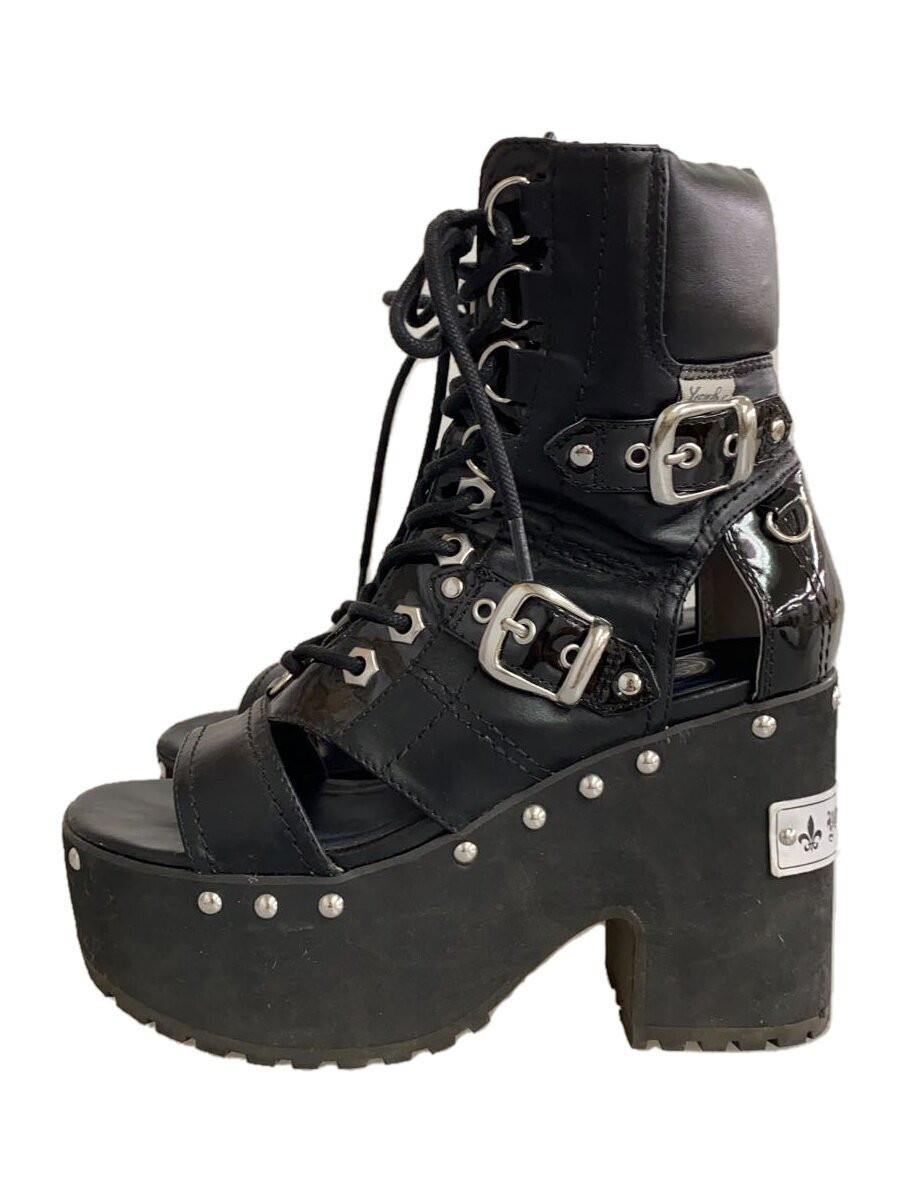 Yosuke U.S.A Lace-Up Sandals/Boots/23Cm/Blk/ Leather/2600621 535