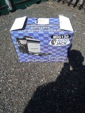 Auto Jack MIG Welder 130A Gasless Variable Power Speed Setting