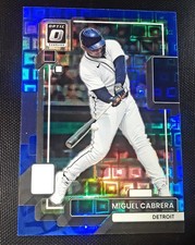 2022 Panini Donruss Optic - Miguel Cabrera #185 Blue Pandora Prizm /99