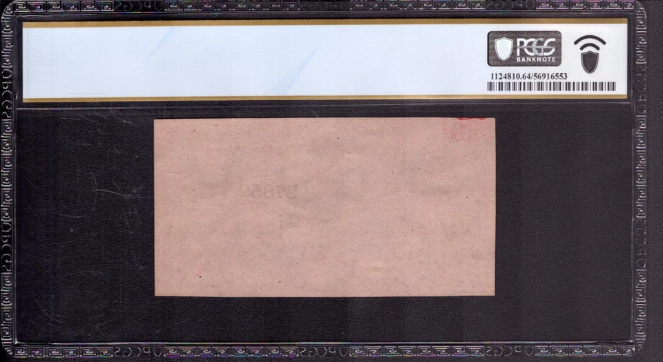 1864 50c CENT CONFEDERATE STATES OF AMERICA NOTE T-72 PF-1 PCGS B CU 64 PPQ - Image 2 of 2