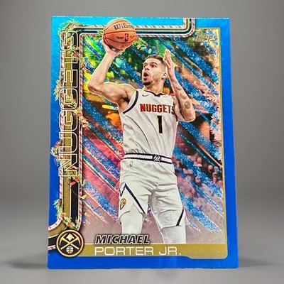 Michael Porter Jr. Blue Foil Glitter 2025-26 Topps Holiday #H82 | eBay