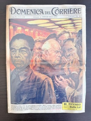 Corriere Sunday 1961 No.45 Contrast between USSR and China