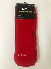 Nike Performance Knee High Socks Red 2-pack Size Youth 3Y-5Y / Women's 4-6