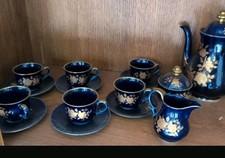 Kleine Mokkatassen Mokka Service Echt Kobalt Gold Wunsiedel