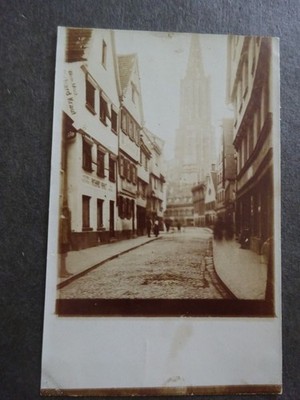 FOTO, ULM, Stadt, Münster, Gasse, Stadtmitte, um 1910
