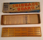 Vintage Milton Bradley Cribbage Board USA 4625-D Wooden Board Metal Pegs, Retro