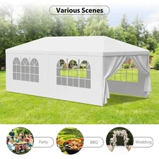 Carpa 10x20 Ft Para Fiestas De Exterior Patio Playa Boda Con Paredes Impermeable