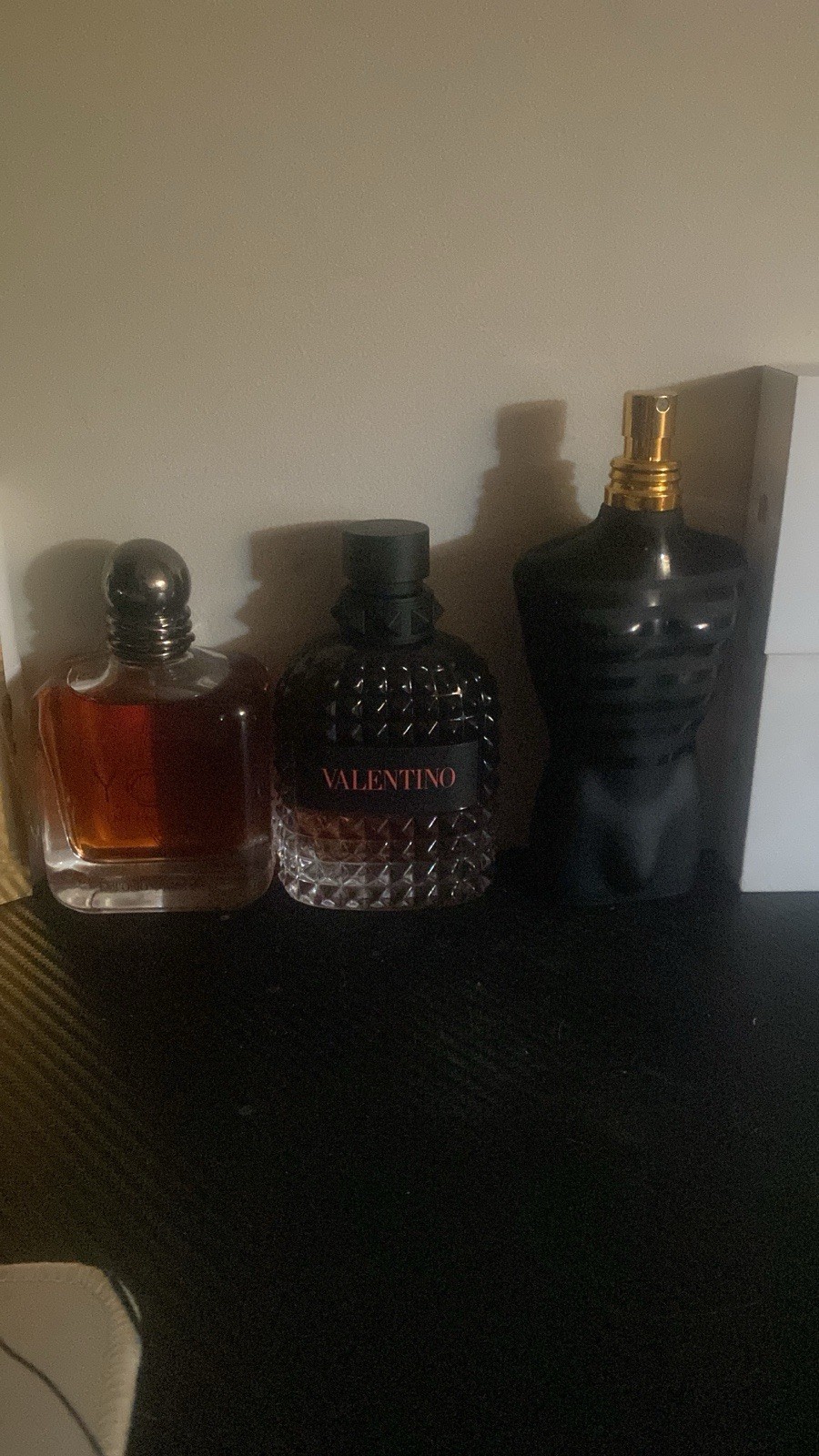 3 Designer Fragrances (swy intensely, Valentino coral fantasy and le male parfum