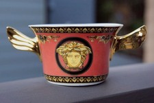 VERSACE BY ROSENTHAL MEDUSA Sugar Bowl Double Handle - No Lid