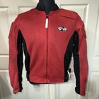 JOE ROCKET Ballistic Series Motorcycle Jacket Mesh Armor Touring Red Black Small