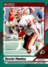 2024 Panini Donruss Press Proof Green #156 Dexter Manley 