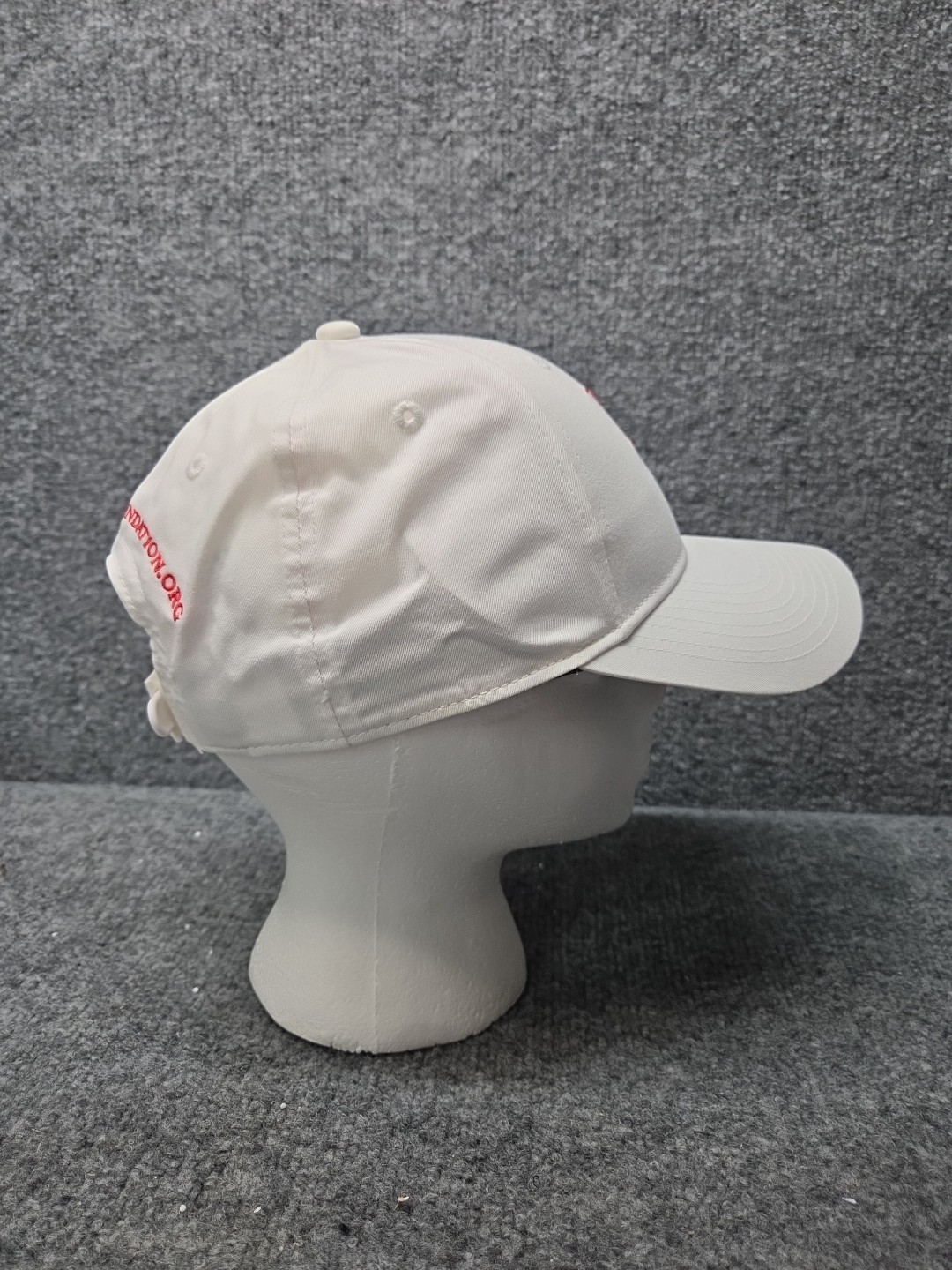 Roger Federer Foundation Hat Nike DRI-FIT Legacy 91 White Red RARE! NWOT image 5