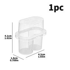 10/1PCS Mini Vial Storage Case Transparent Vial Storage Box Stackable Freezer Tu