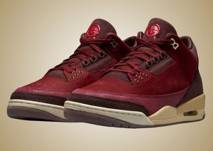 Nike Air Jordan 3 Retro PRM Bin23 Tenis deportivo rojo para hombre IO7744-600