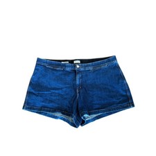 Ava  Viv High Rise Smart Shorts Blue Jean Denim Size 26