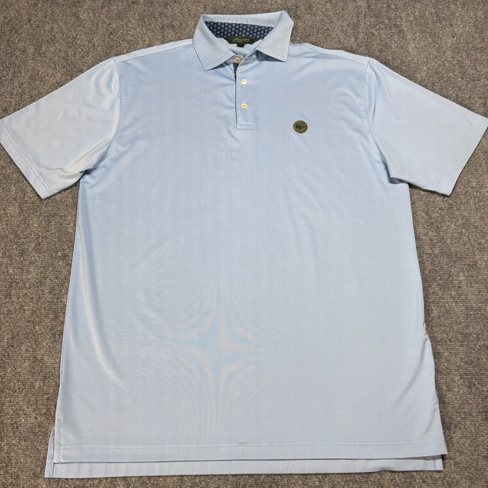Camisa polo Masters 1934 Berckmans Place para hombre grande azul ANGC Augusta National Foto 2 de 4