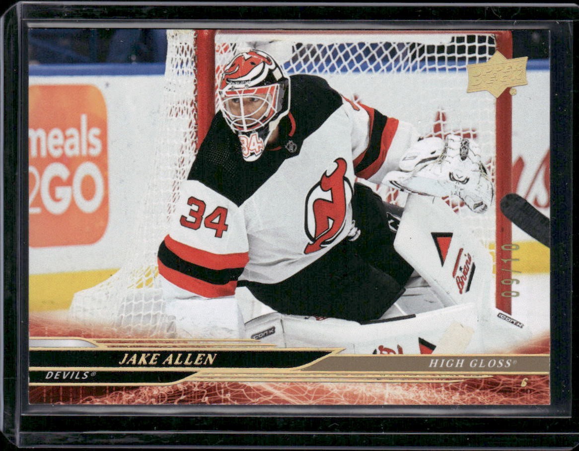 2024-25 Upper Deck Jake Allen UD High Gloss #/10 Hockey Card