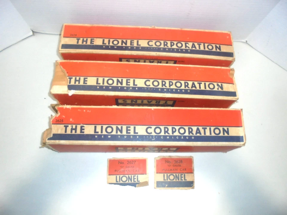 LIONEL THREE EMPTY VINTAGE MADISON PASSENGER CAR BOXES POSTWAR - Image 3 of 4