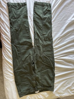 Studio Blue Pants Womens Size 31 Olive Green Casual Stretch Denim Util