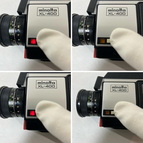 Minolta XL-400 8mm Super 8 Filmkamera Retro selten mit Tasche gebraucht - Bild 2 von 10