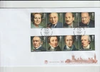 GB 2014 Prime Ministers 10 Downing Street SHS STUART FDC with insert unaddressed