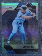 2017 Panini Chronicles Prizm Light Blue George Brett #40 /299 Royals Baseball