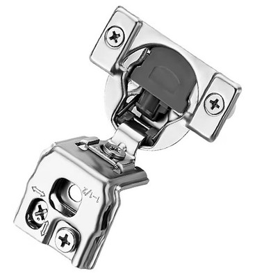 Ravinte 30 Pack Soft Close Cabinet Hinges 1-1/2'' Overlay Satin Nickel NEW Sealed