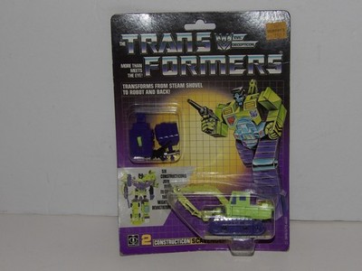 SCAVANGER TRANSFORMERS G1 SCVANGER MOSC SEALED DEVASTATOR VINTAGE ORIGINAL
