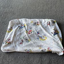 Vintage 1984 Disney Babies Crib Sheet. Mickey, Minnie, Goofy, Donald