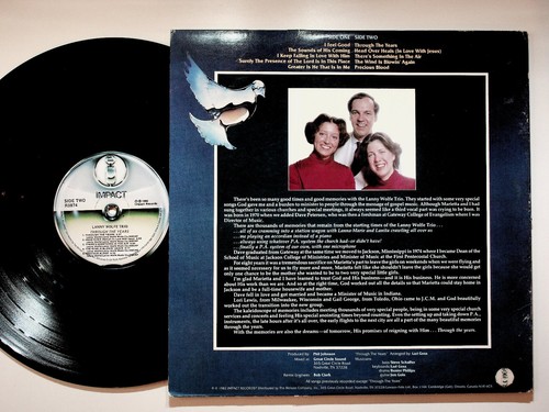 Lanny Wolfe Trio - Through The Years LP Record 1982 Impact Gospel 33RPM - Picture 2 of 2