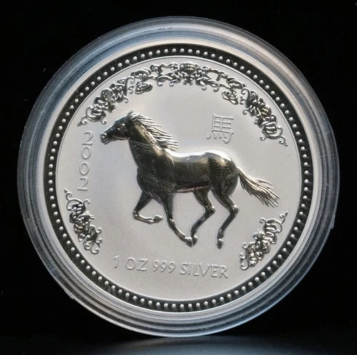 2002 Australian Silver Lunar 1 oz — photo from another recent sale