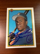 Signed 1990 Bowman - Gerald Young #72