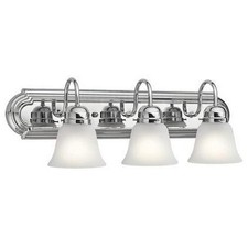 Kichler Lighting Traditional 3-light Chrome Bath/Vanity Light