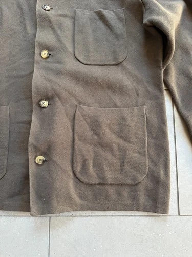 Taylor Stitch The Prout Turkish Coffee Knit Chore Jacket Brown Coat Mens Sz 44 image 4