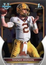 Tanner Morgan 2022 Bowman University Chrome #11 Minnesota Golden Gophers