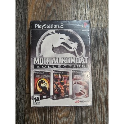 Mortal Kombat Kollection Sony PlayStation 2 PS2 Brand New Sealed 3-Game Box Set