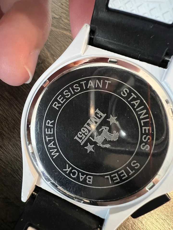 🔥 Scuderia Ferrari хронограф гонки белый силиконовый ремень мужские часы - Изображение 3 из 4